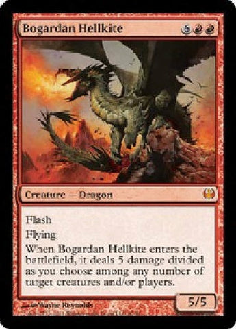 "Bogardan Hellkite" FOIL - Magic The Gathering - Knights Vs Dragons