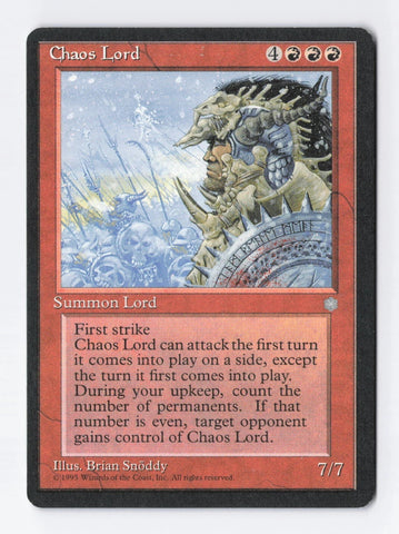 "Chaos Lord" - Magic The Gathering Card - Ice Age