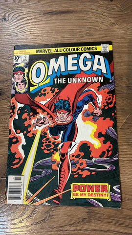 Omega the Unknown #5 -  Marvel Comics - 1976