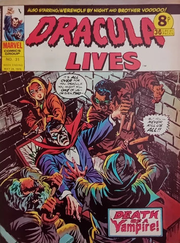 Dracula Lives #31 - Marvel Comics / British - 1975