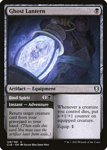 "Ghost Lantern" - Magic The Gathering Card - CLB