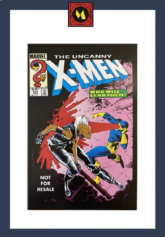 Uncanny X-Men #201 Facsimile - Marvel Comics - "Not For Resale" Reprint