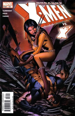 Uncanny X-Men #451 - Marvel Comics - 2005 - X-23 battles X-Men