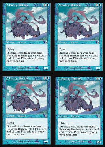 "Pulsating Illusion" - Magic The Gathering Card - Odyssey