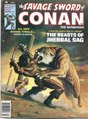 Savage Sword Of Conan #27 - Curtis Magazines - 1978