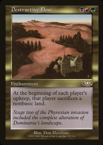 "Destructive Flow" x4 - Magic The Gathering Card - Planeshift - 4-Card Playset