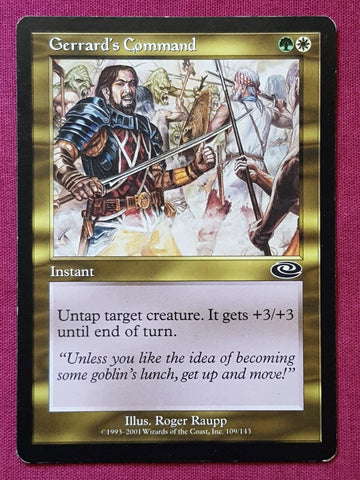 "Gerrard's Command" x4 - Magic The Gathering Card - Planeshift - 4-Card Playset