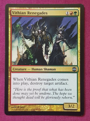"Vithian Renegades" x4 - Magic The Gathering - Alara Reborn - 4-Card Playset