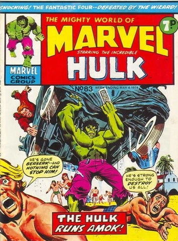 Mighty World of Marvel #83 - Marvel Comics/British - 1974