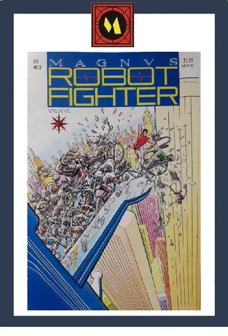 Magnus Robot Fighter #2 - Valiant Comics - 1991 - Trading Cards Intact