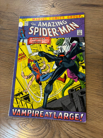 Amazing Spider-Man #102 - Marvel Comics - 1971 - 2nd app Morbius