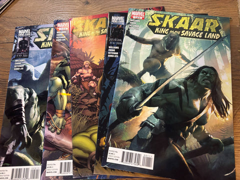 Skaar King of the Savage Land #1-5 - Marvel Comics - 2011 - Full Set Limited Series
