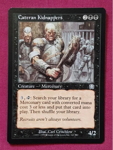 "Cateran Kidnappers" - Magic The Gathering Card - Mercadian Masques