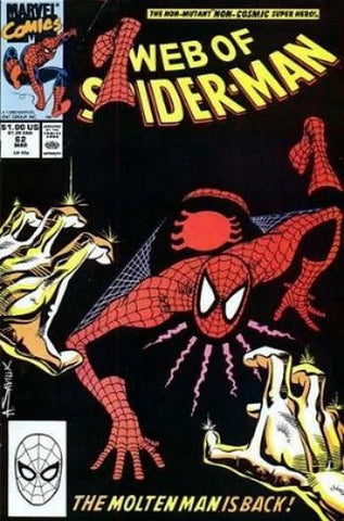 Web Of Spider-Man #62 - Marvel Comics - 1990