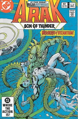 Arak Son Of Thunder #16 - DC Comics - 1982