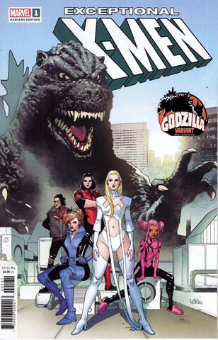 Exceptional X-Men #1 - Marvel Comics - 2024 - LEINIL YU GODZILLA VARIANT