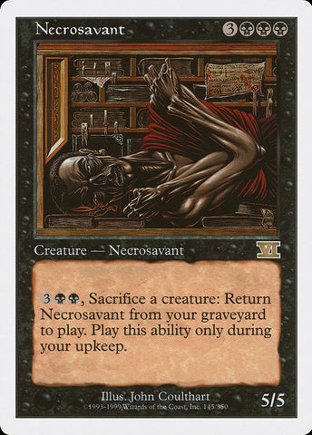 "Necrosavant" - Magic The Gathering Card - 6th Edition