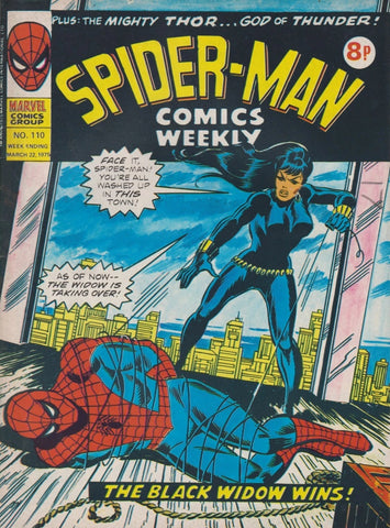 Spider-Man Comics Weekly #110 - Marvel Comics / British - 1975