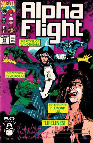 Alpha Flight #95 - Marvel Comics - 1991