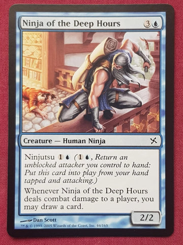 "Ninja Of The Deep Hours" x4 - MtG Card - Betrayers Of Kamigawa - 4-Card Playset