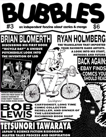 Bubbles Fanzine #3 - 2019 - Bob Tetsunori Tawaraya