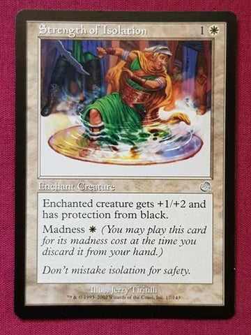 "Strength Of Isolation" x4 - Magic The Gathering - Torment - 4-Card Playset