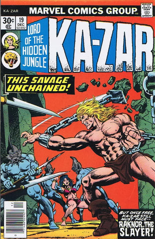 Ka-Zar #19 - Marvel Comics - 1976