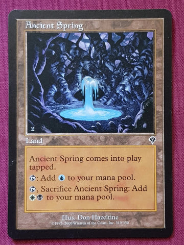 "Ancient Spring" - Magic The Gathering Card - Invasion