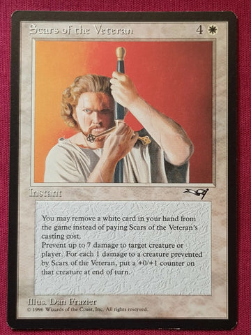 "Scars of The Veteran" - Magic The Gathering Card - Alliances