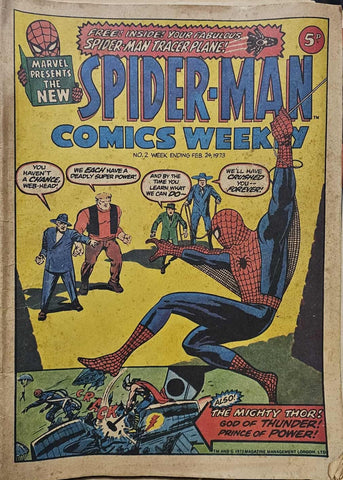 Spider-Man Comics Weekly #2 - Marvel Comics / British - 1973