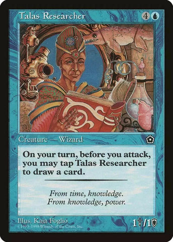 "Talas Researcher" -  Magic The Gathering - Portal