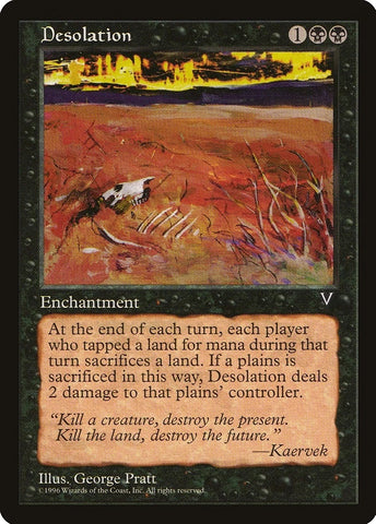 "Desolation" - Magic The Gathering Card - Visions