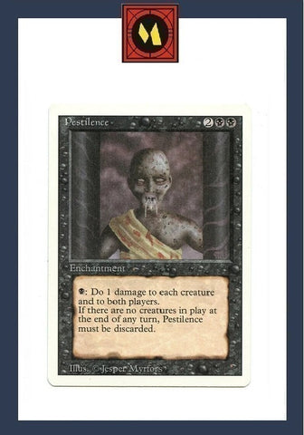 "Pestilence" - Magic The Gathering Card - Revised