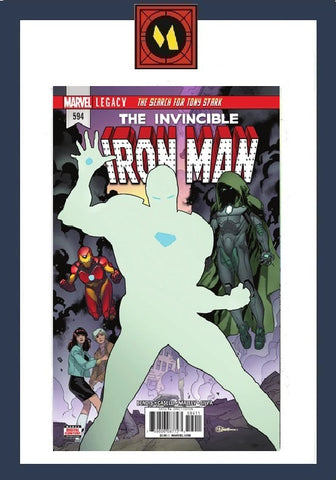Invincible Iron Man #594 - #600 (7x Comics RUN) - Marvel Comics - 2018
