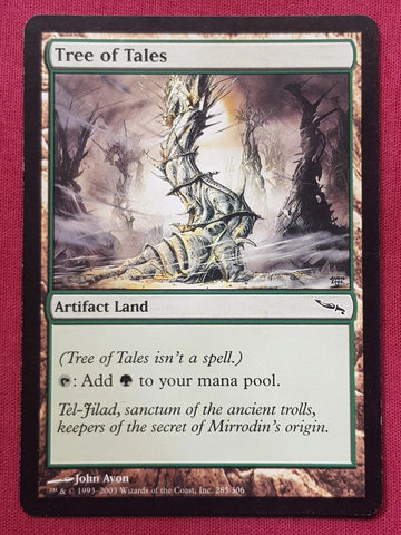 "Tree Of Tales" - Magic The Gathering Card - Mirrodin