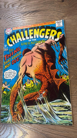 Challengers of the Unknown #60 - DC Comics - 1968