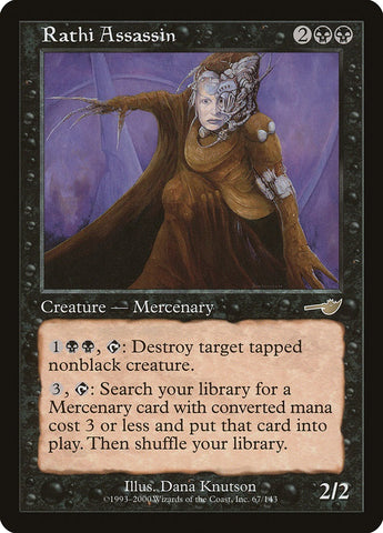 "Rathi Assassin" - Magic The Gathering Card - Nemesis