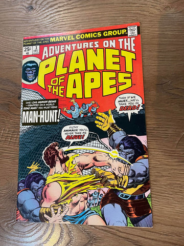 Adventures on Planet of the Apes #3 - Marvel Comics - 1975