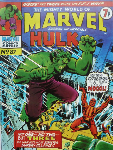Mighty World of Marvel #87 - Marvel Comics - 1974