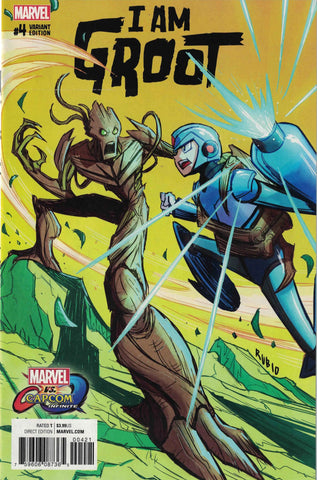 I Am Groot #1 - Marvel Comics - 2017 - Infinite Mega Man X Variant