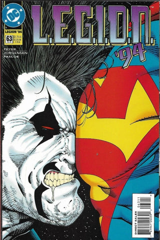 L.E.G.I.O.N. '94 #63 - DC Comics - 1994 - Lobo/Superman Cover