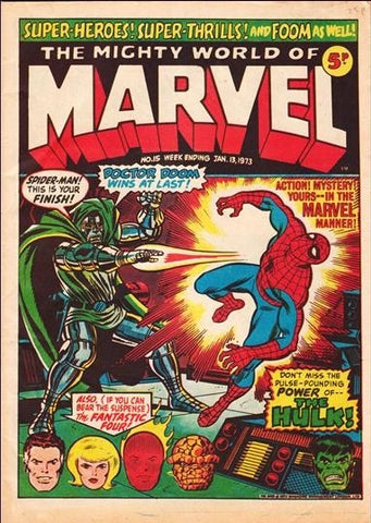 Mighty World of Marvel #15 - Marvel Comics - 1973