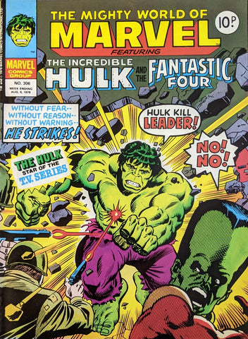 Mighty World of Marvel #306 - Marvel / British - 1978
