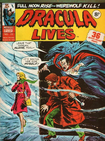 Dracula Lives #23 - Marvel Comics / British - 1975