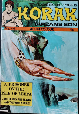 Korak: Son Of Tarzan #44 - Top Sellers Ltd. - 1974 - GD/VG