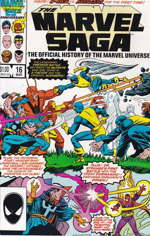 Marvel Saga #16 - Marvel Comics - 1987