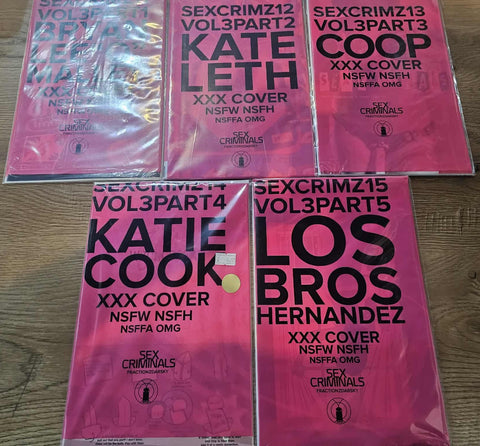 Sex Criminals #11 - #15 (5x Comics RUN) - Image Comics - 2016 - Sealed Packs