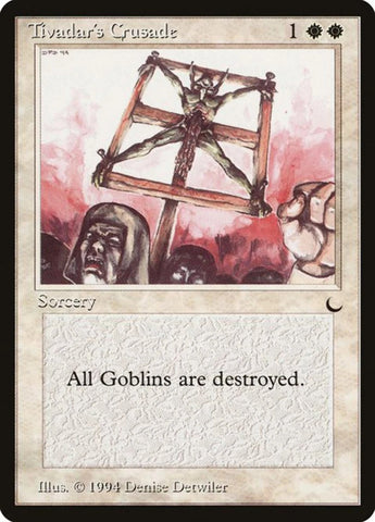 "Tivadar's Crusade" - Magic The Gathering Card - The Dark