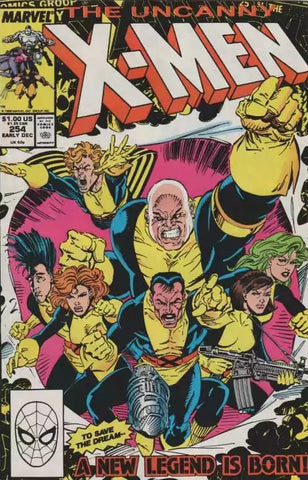 Uncanny X-Men #254 - Marvel Comics - 1989