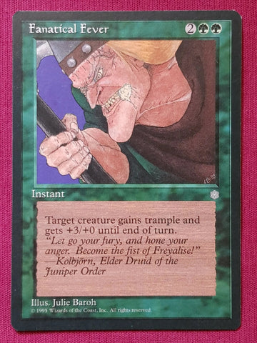 "Fanatical Fever" - Magic The Gathering Card - Ice Age